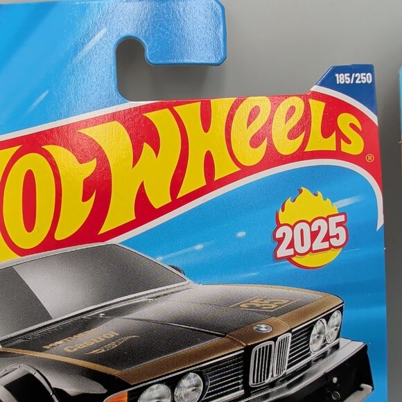 2 Cars Hot Wheels BMW 635 CSi Black & Gold & Orange 2025 185/250 Wild Widebody - Picture 3 of 10